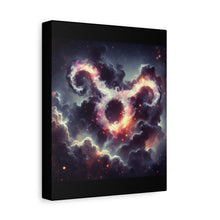 Load image into Gallery viewer, Cosmic Taurus Canvas Art, Zodiac Decor, Astrology Wall Hanging, Gift for Taurus, Home Decor, Space Art
