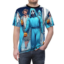 Load image into Gallery viewer, Aquarius Halloween (2) Unisex Cut &amp; Sew Tee (AOP)
