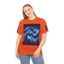 Load image into Gallery viewer, Aquarius Galaxy Themed Unisex Heavy Cotton Tee, Cosmic T-Shirt, Sci-Fi Apparel, Unique Space Graphic Tee, Gifts for Star Wars Lovers, Trendy [...]
