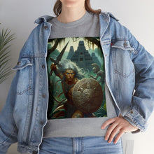 Load image into Gallery viewer, Cancer Aztec (1) Unisex Heavy Cotton Tee
