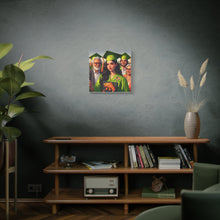 Load image into Gallery viewer, Graduation Canvas Print, Personalized Gift, Wall Art for Graduate, Celebration Decor, Matriculation Memory
