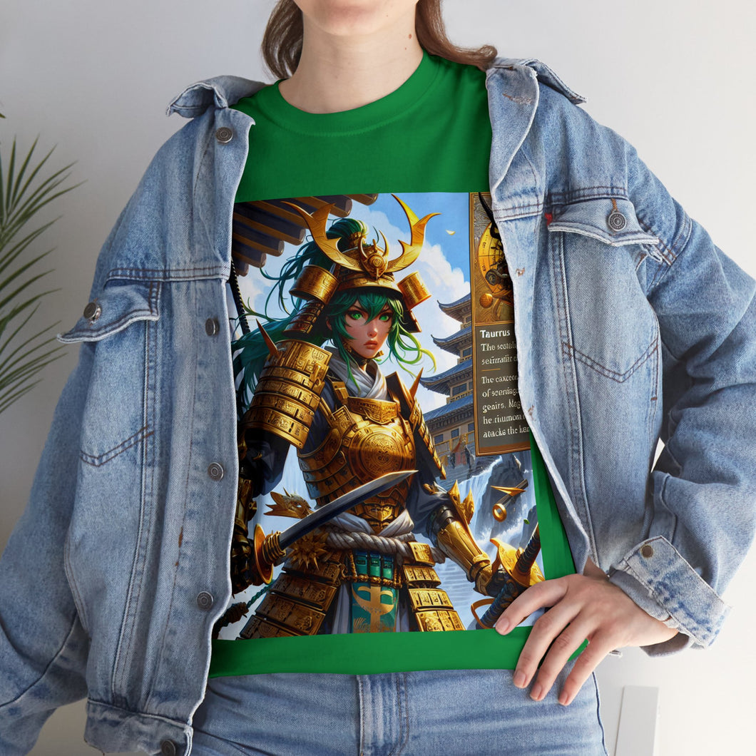 Samurai Taurus (F2) Unisex Heavy Cotton Tee