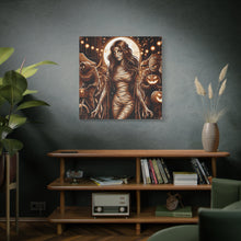 Load image into Gallery viewer, Canvas Wall Art: Halloween Virgo Astrology Mummy
