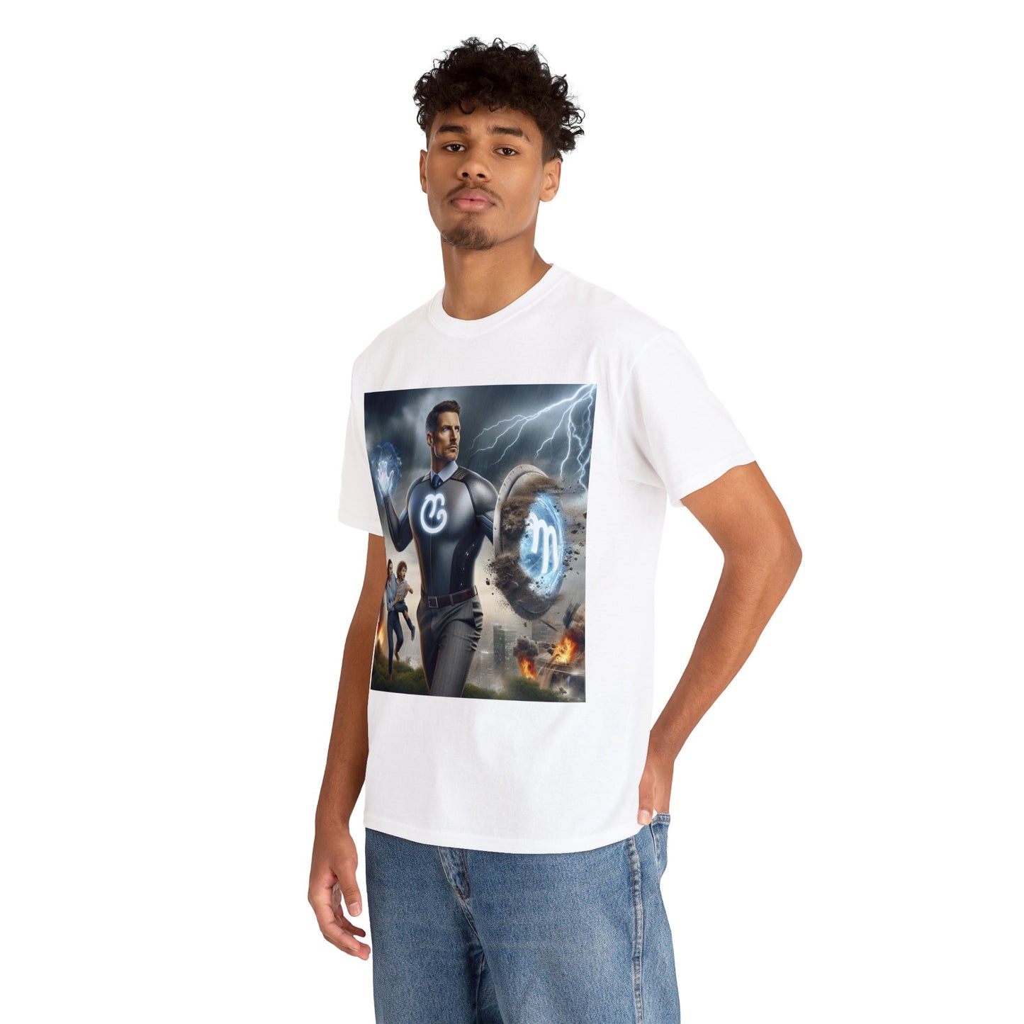 Capricorn Father's Day (7) Unisex Heavy Cotton Tee