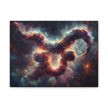 Load image into Gallery viewer, Celestial Taurus Canvas Print, Astrological Wall Art, Zodiac Decor, Horoscope Gift, Unique Home Decoration
