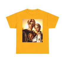 Load image into Gallery viewer, Unisex Leo Couple (1) Heavy Cotton Tee
