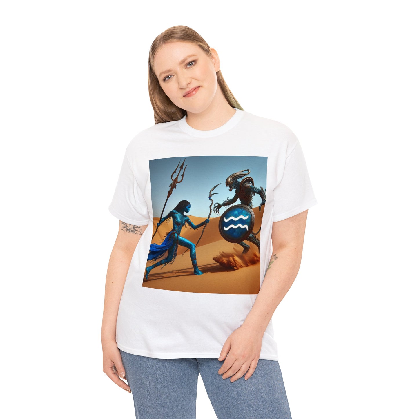 Aquarius Zulu (F4) Unisex Heavy Cotton Tee