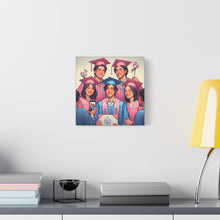 Load image into Gallery viewer, Canvas Print, Graduation Celebration Wall Art, Perfect Gift for Grads, Academic Achievements, Home Decor, Personalized, Unique Keepsake
