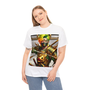 Samurai Pisces (3) Unisex Heavy Cotton Tee