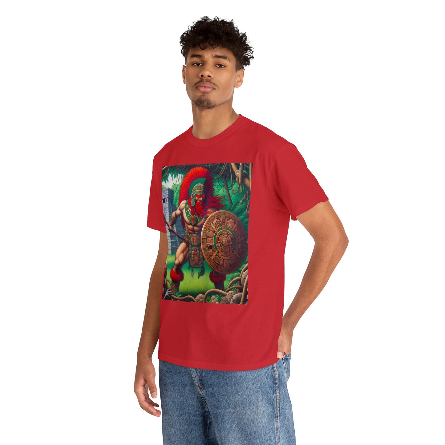 Aries Aztec (4) Unisex Heavy Cotton Tee