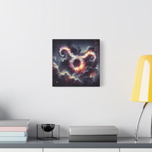 Load image into Gallery viewer, Cosmic Taurus Canvas Art, Zodiac Decor, Astrology Wall Hanging, Gift for Taurus, Home Decor, Space Art
