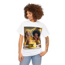 Load image into Gallery viewer, Gemini Birthday (4) Unisex Heavy Cotton Tee
