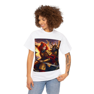 Samurai Aries (F4) Unisex Heavy Cotton Tee