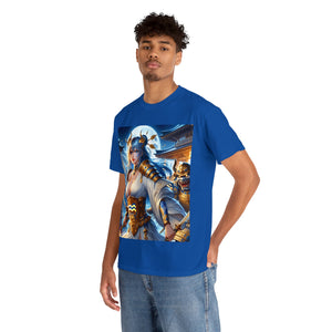 Samurai Aquarius (F4) Unisex Heavy Cotton Tee