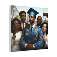 Load image into Gallery viewer, Graduation Celebration Canvas Wall Art, Personalized Gift, Home Décor, Graduation Keepsake, Unique Family Portrait
