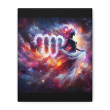 Load image into Gallery viewer, Cosmic Virgo Canvas Art, Zodiac Wall Decor, Astrology Gift for Her, Spiritual Home Decor, Artistic Virgo Print
