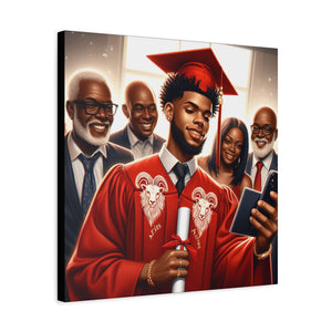 Aries Graduation Canvas