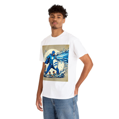 Aquarius Father's Day (2) Unisex Heavy Cotton Tee