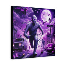 Load image into Gallery viewer, Canvas Wall Art - Halloween Sagittarius Mummy Astrology
