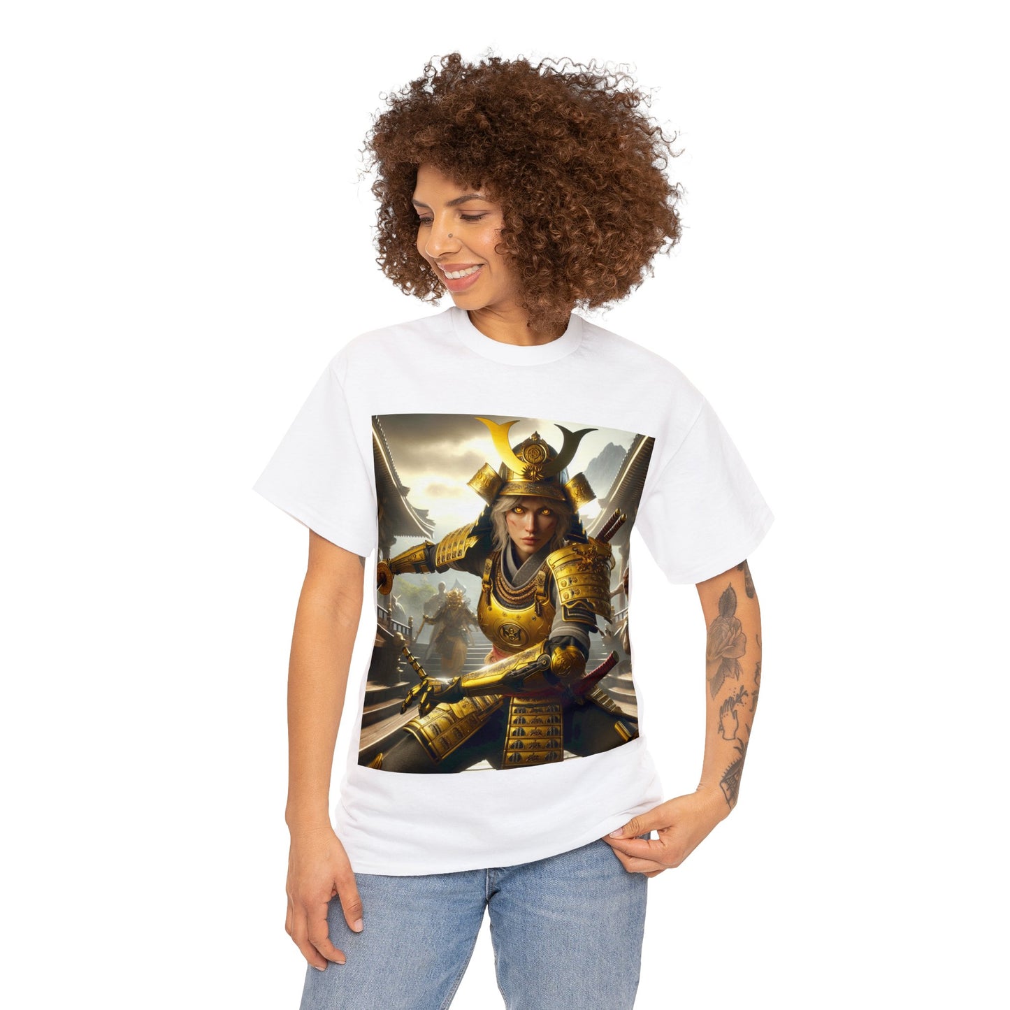 Samurai Gemini (F2) Unisex Heavy Cotton Tee