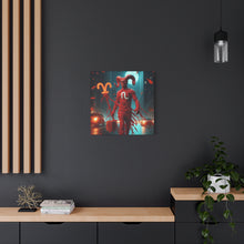 Load image into Gallery viewer, Canvas Wall Art, Aries Decor, Zodiac Gift, Home Wall Decor, Astrological Artwork
