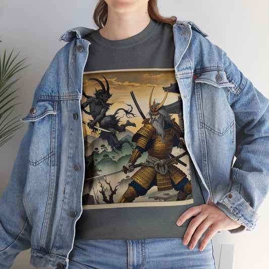 Samurai Capricorn (2) Unisex Heavy Cotton Tee