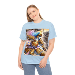 Samurai Libra (3) Unisex Heavy Cotton Tee