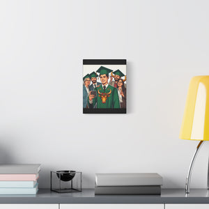 Graduation Canvas Art, Custom Grad Gift, Wall Decor, Graduation Celebration, Personalized Graduation Print