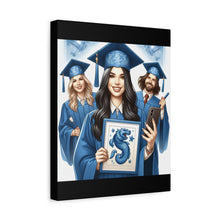 Load image into Gallery viewer, Graduation Canvas Print, Custom Artwork for Grads, Wall Art, Graduation Gift, Decor for Students, Personalized Keepsake
