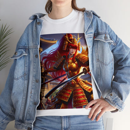 Samurai Aries (F2) Unisex Heavy Cotton Tee