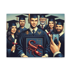 Graduation Canvas Wall Art, Perfect Gift for Graduates, Customizable Graduation Gift, College Decor, Graduation Celebration Decor