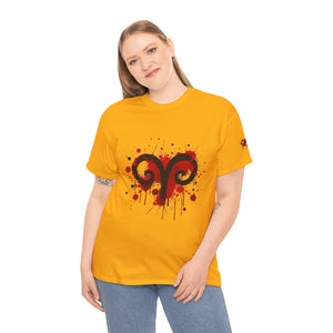 Edgy Aries Graphic Tee, Astrology Shirt, Perfect Gift for Zodiac Lovers, Unisex Cotton Top, Stylish Casual Wear