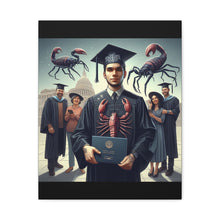 Load image into Gallery viewer, Graduation Canvas Art, Unique Artwork for Graduates, Funny Graduation Gift, Family Keepsake, Wall Decor
