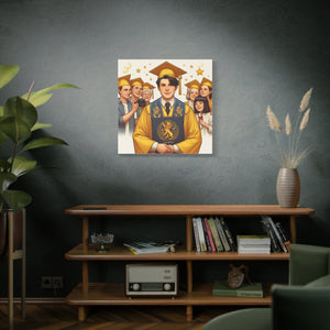 Graduation Canvas Art, Wall Décor, Gift for Grads, Celebration Artwork, Inspirational Home Decor