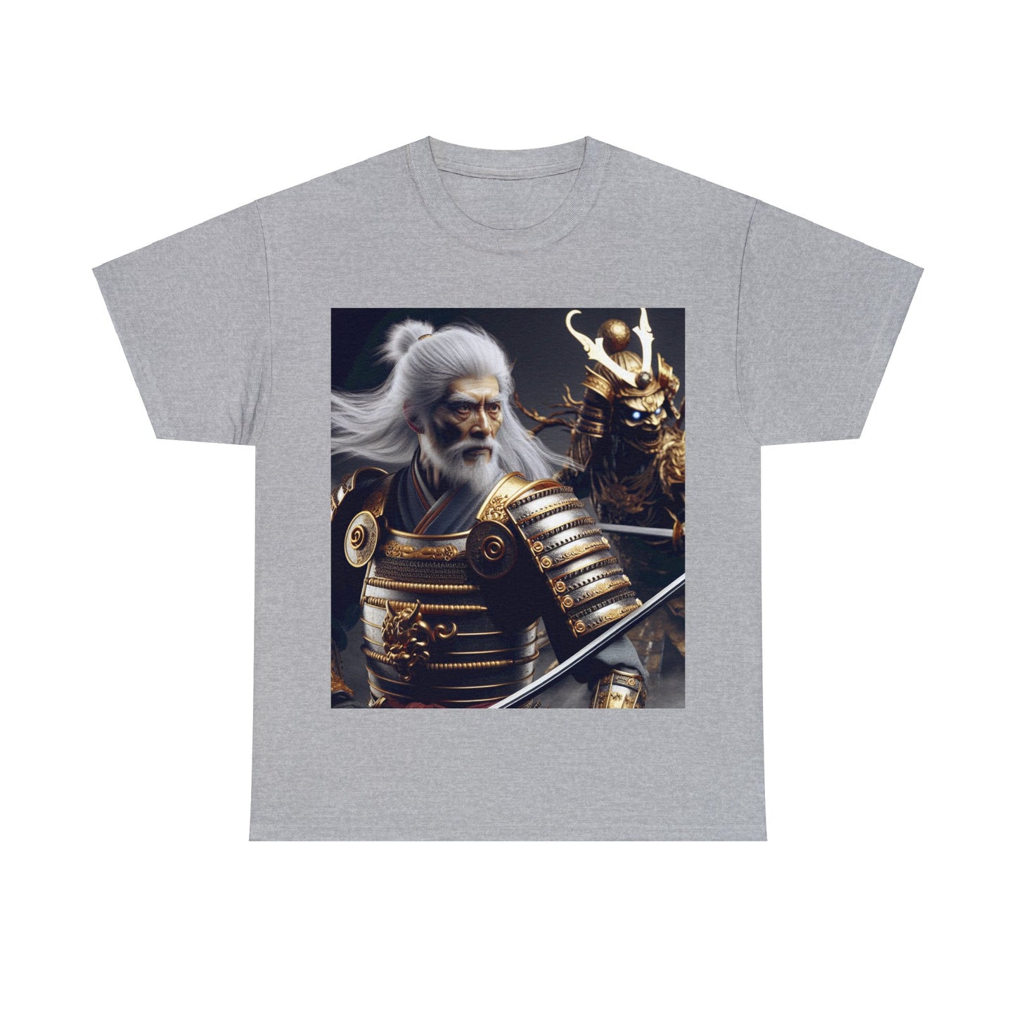 Samurai Cancer (4) Unisex Heavy Cotton Tee