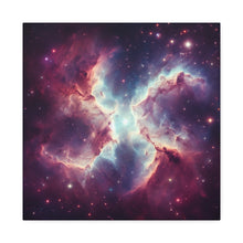 Load image into Gallery viewer, Galactic Canvas Art, Celestial Wall Decor, Cosmic Artwork, Space-Themed Home Decor, Stretched Canvas Print
