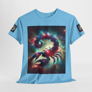 Cosmic Scorpion Tee | Unisex Heavy Cotton Tee | Astrowar Graphic Tees | Space Lover Apparel | Unique Astrology Shirt | Gift for Star [...]