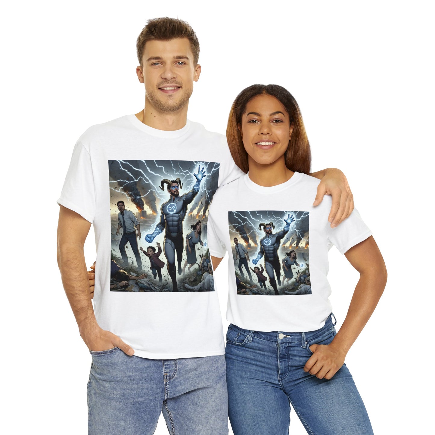 Capricorn Father's Day (2) Unisex Heavy Cotton Tee