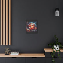 Load image into Gallery viewer, Cosmic Balance Canvas Wall Art - Celestial Decor, Zodiac Gift, Space Wall Art, Libra Astrology, Home Aesthetic
