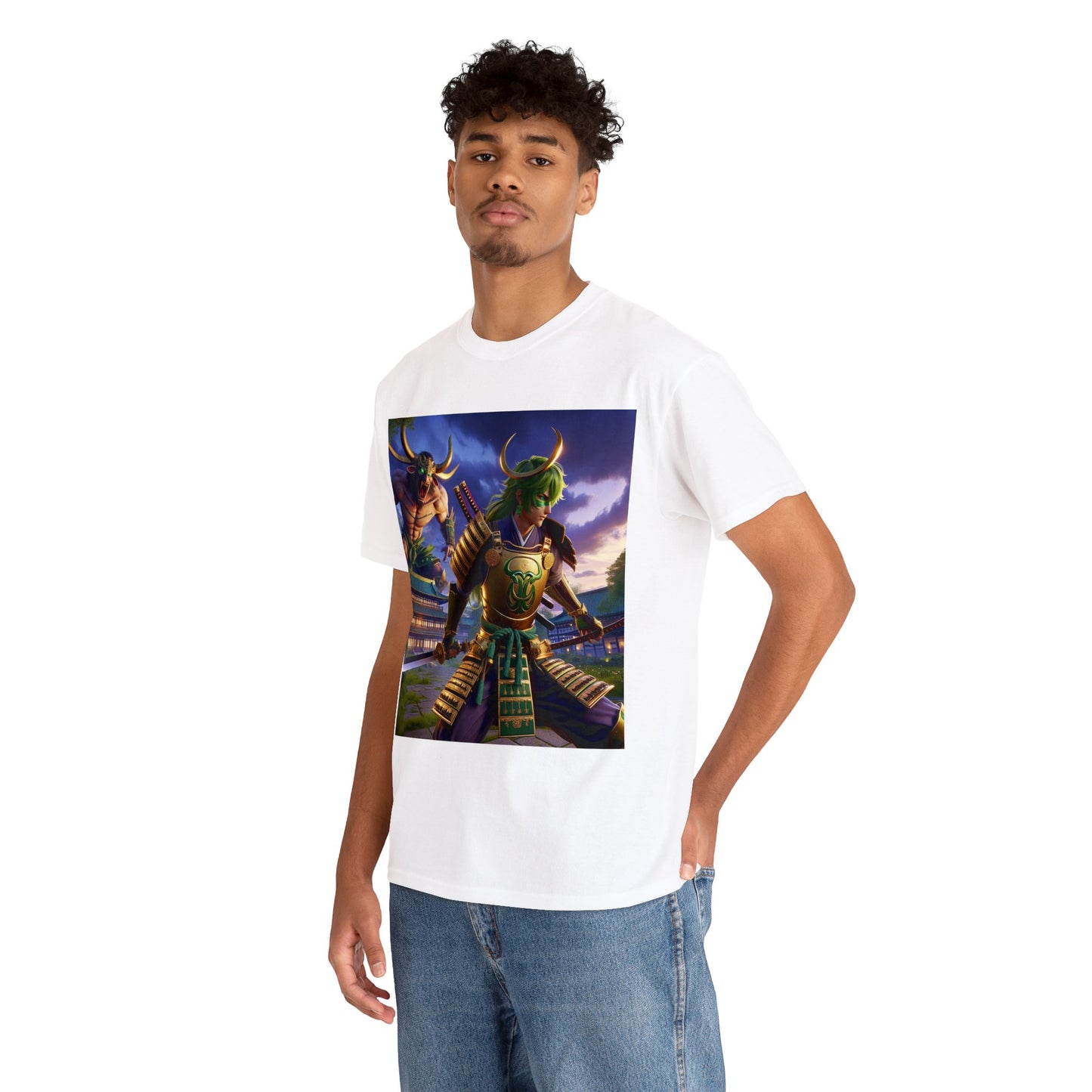 Samurai Taurus (2) Unisex Heavy Cotton Tee