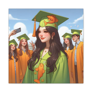 Graduation Canvas Art, Unique Gift for Grads, Home Decor, Wall Art, Motivational Art