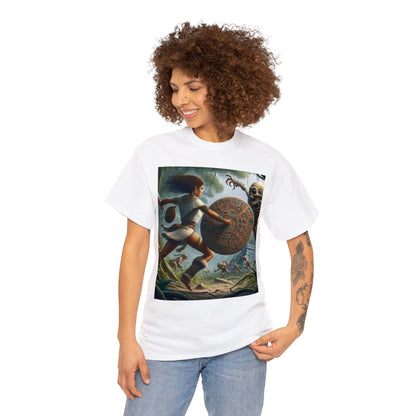 Virgo Aztec (F3) Unisex Heavy Cotton Tee