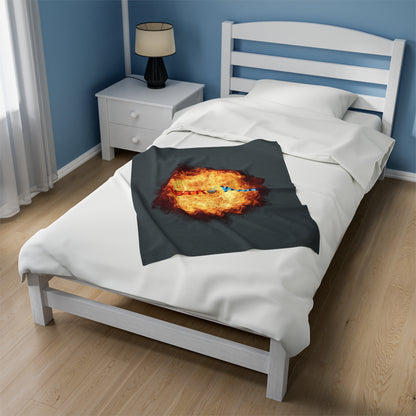 Astro War Velveteen Plush Blanket