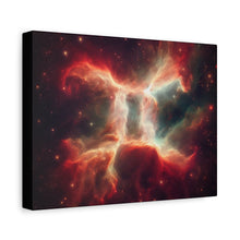 Load image into Gallery viewer, Celestial Canvas Wall Art, Starry Decor, Zodiac Home Accent, Gift for Astrology Lovers, Galaxy Art Print, Cosmic Wall Decor
