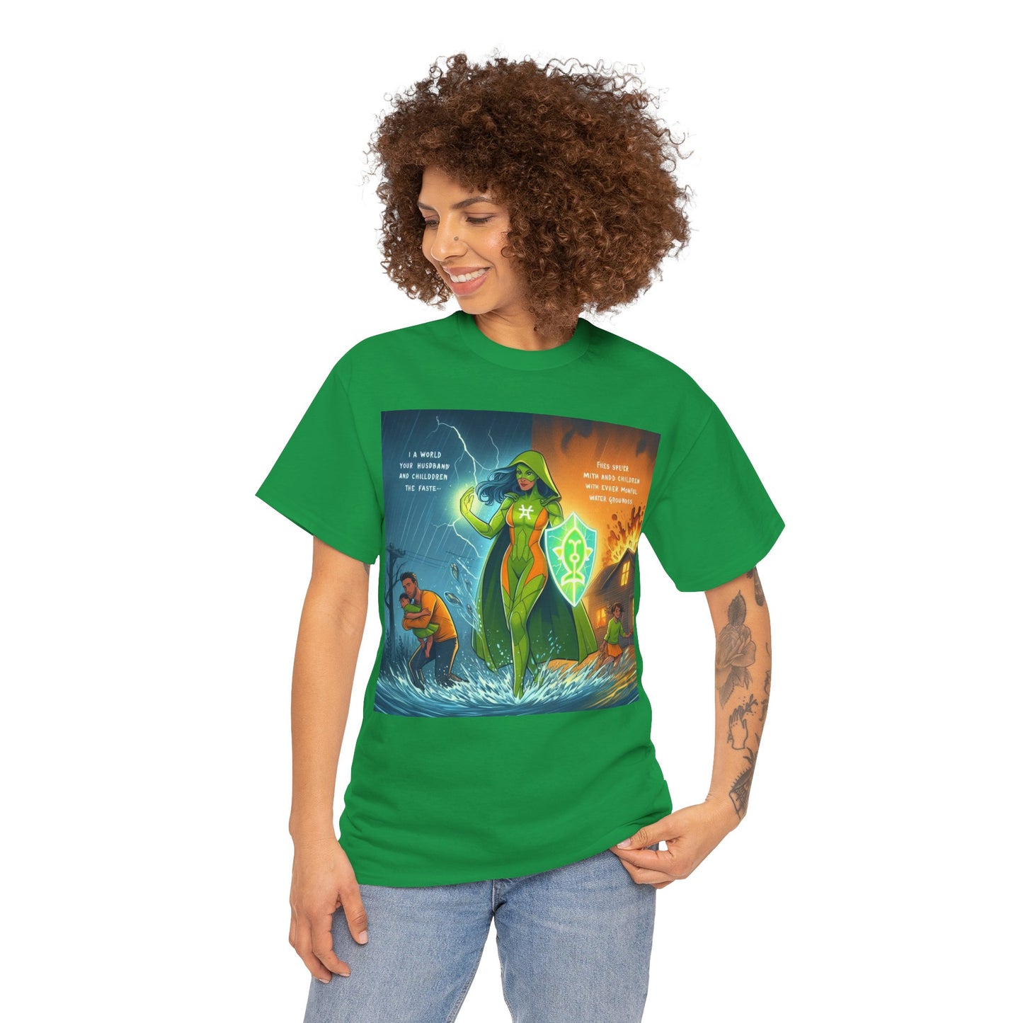 Pisces Mother's Day (4) Unisex Heavy Cotton Tee