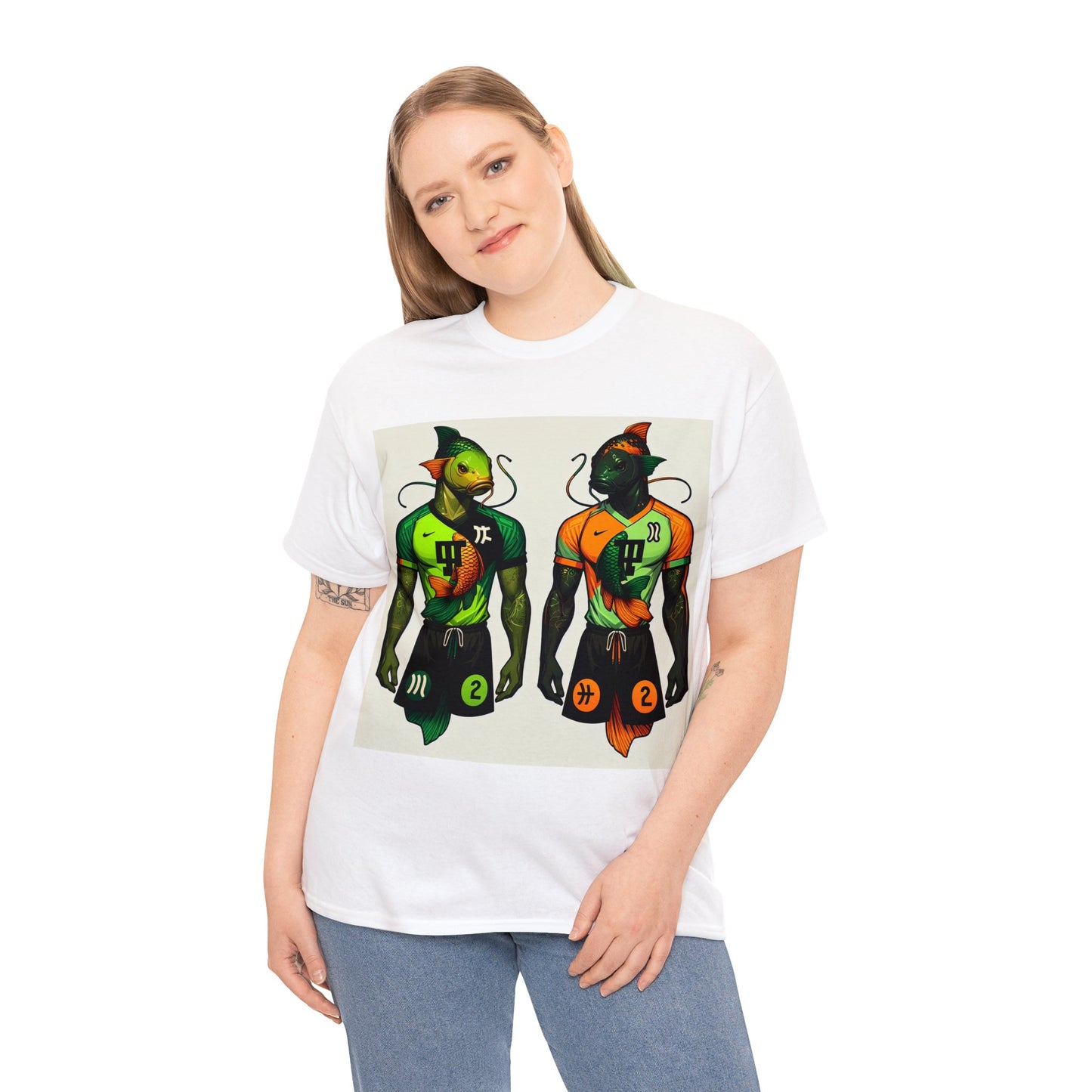 Team Pisces (8) Unisex Heavy Cotton Tee