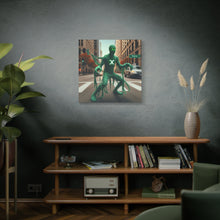 Load image into Gallery viewer, Canvas Print - Halloween Taurus Astrology Mummy
