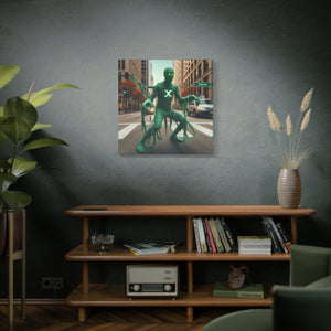 Canvas Print - Halloween Taurus Astrology Mummy
