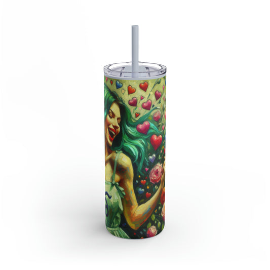 My Taurus (3) Valentine Maars Maker Skinny Matte Tumbler, 20oz