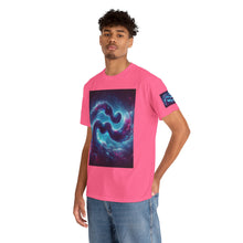 Load image into Gallery viewer, Aquarius Galaxy Themed Unisex Heavy Cotton Tee, Cosmic T-Shirt, Sci-Fi Apparel, Unique Space Graphic Tee, Gifts for Star Wars Lovers, Trendy [...]
